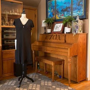 Women. Dress,Black,Cocktail Dress,Short Sleeves